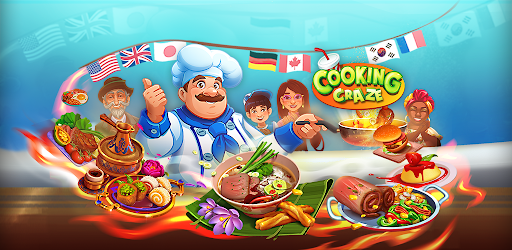 Cooking Craze: Restaurant Game Android uygulaması resmi video fragman kapak görseli