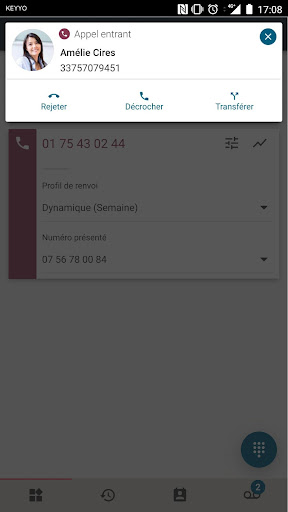 CallPad Screen 2