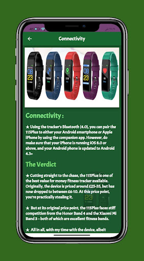 Smart Bracelet Watch Guide Screen 2