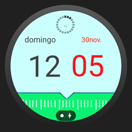 Digital Modern Clock Animated logo