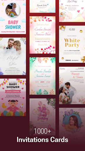 Android application WC - Invitation Card Maker screenshort