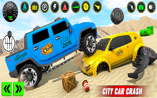 City Car Crash 3D Derby Games Screen 2