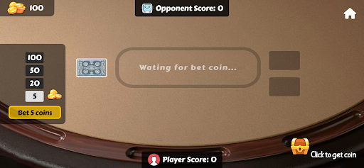 Android application High Card Game screenshort