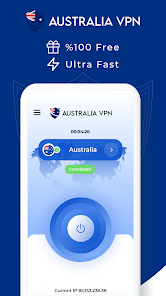 Captura de Pantalla 1 VPN Australia - Get AU IP android