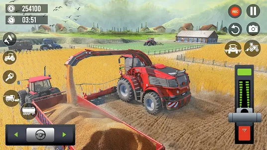 Super Tractor Farming Games