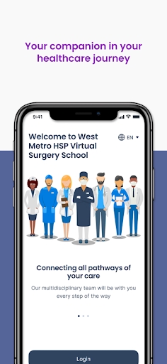 Android application Virtual Surgery School screenshort
