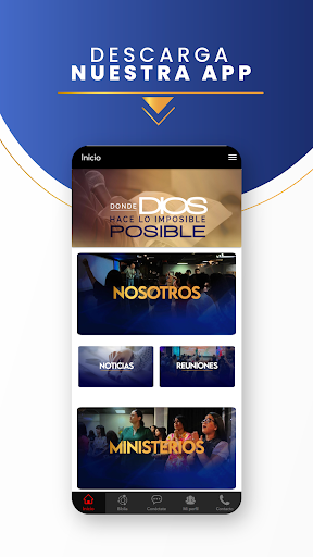 Android application Vida Nueva Church screenshort