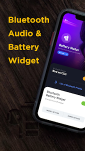 Bluetooth-Audiobatterie-Widget