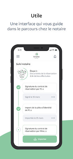 Compte client ERISMA Screen 3