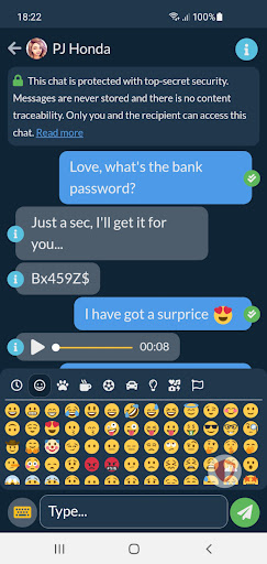 TopSecret Chat - OTR Messenger Screen 3