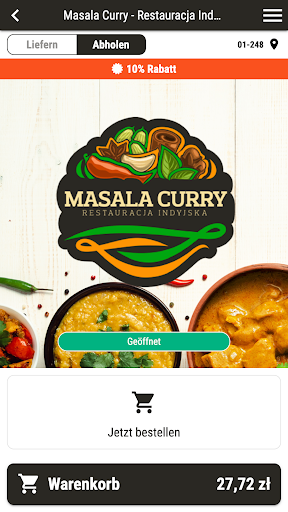Android application Masala Curry screenshort
