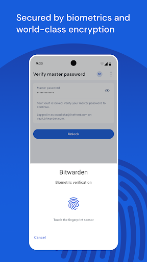 Screenshot of Bitwarden Password Manager