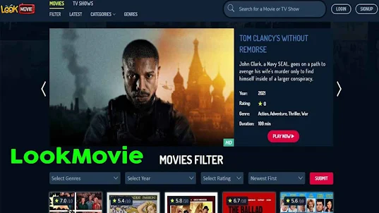 Look on sale movie website