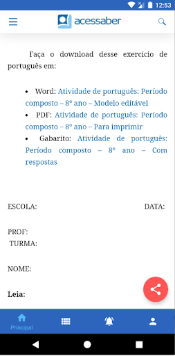 Acessaber Screen 3