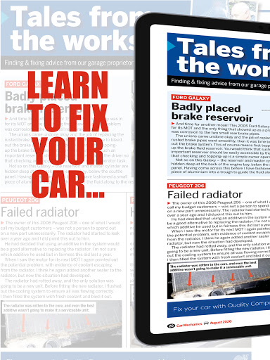 Screenshot of Car Mechanics Magazine