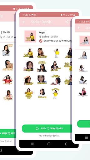 Stiker WA Cewek Cantik Seksi Screen 2