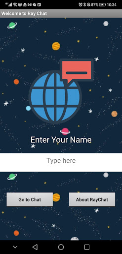 Android application Ray Chat screenshort