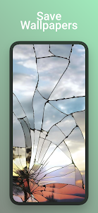 Broken screen wallpaper