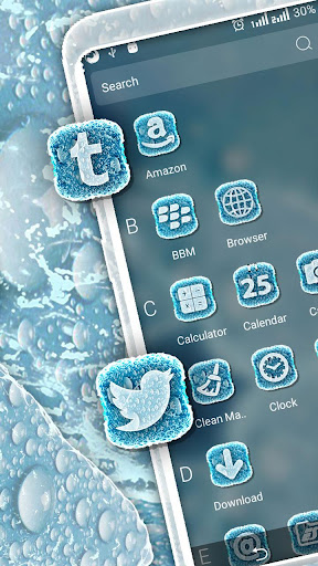 Strawberry Ice Launcher Theme Screen 3