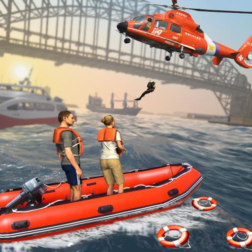 Ship Games Rescue Ship Sim logo
