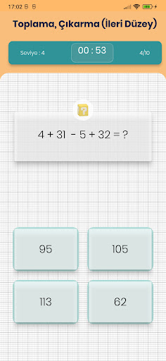 Pratik Matematik Screen 2