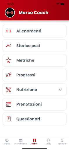 Android application CoachPlus screenshort
