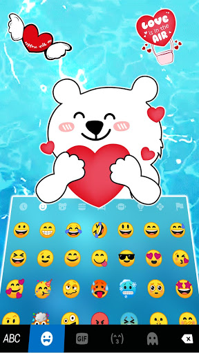Water Ripples Live Keyboard Ba Screen 3