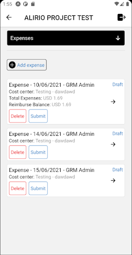 GRM App Screen 3