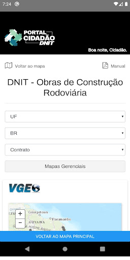 Portal Cidadão - DNIT Screen 2
