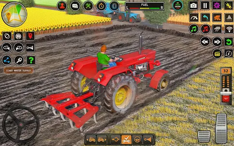 Farming Tractor Game 2024