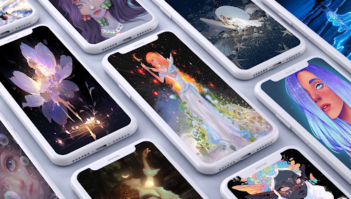 Screenshot of Light Girl Wallpaper