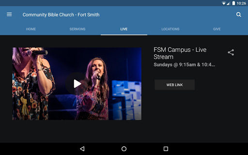 Screenshot of Community Bible Church
