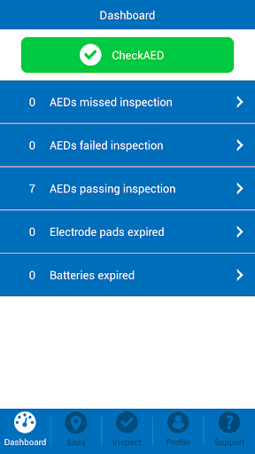 CheckAED Screen 2