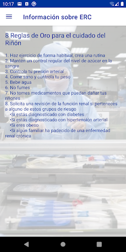 NefronApp Screen 3