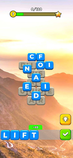Android application Mahjong Word Tiles screenshort