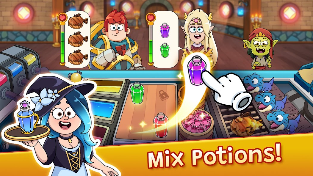 Potion Punch 2: Ресторан Игры 2.9.00 APK + Мод (Unlimited money) за Android