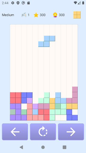 Android application Falling Bricks Blocks Tetris screenshort