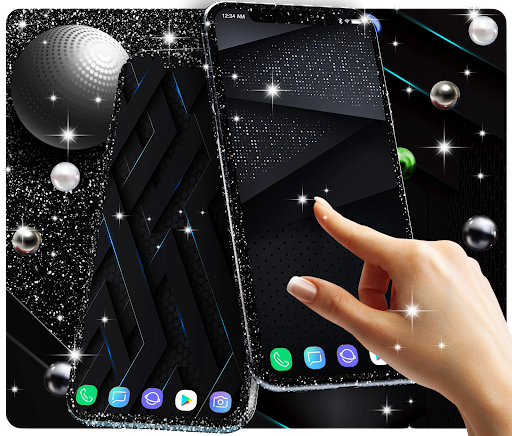 Black live wallpaper Screen 3