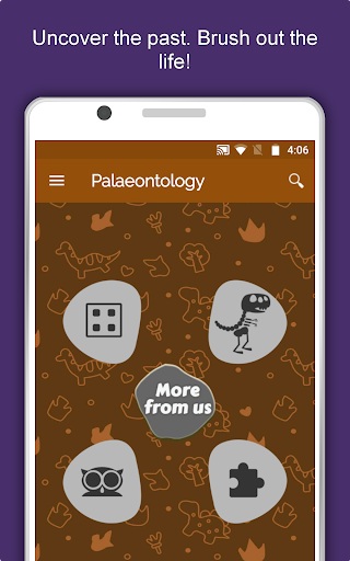 Screenshot of Palaeontology Dictionary App