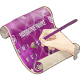 Distinctive Purple Keyboard icon