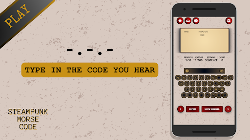 Steampunk Morse Code Screen 2