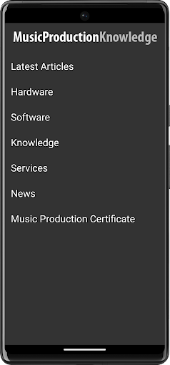 Android application Music Production Knowledge screenshort