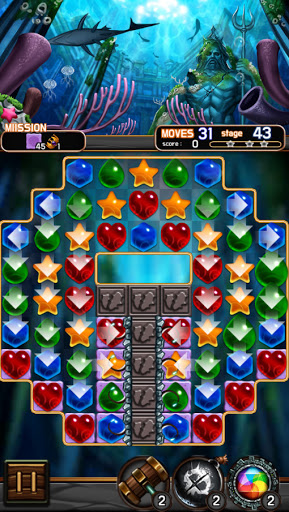 Jewel Poseidon : Jewel Match 3 - Puzzle - games