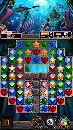 Jewel Poseidon : Jewel Match 3 Puzzle