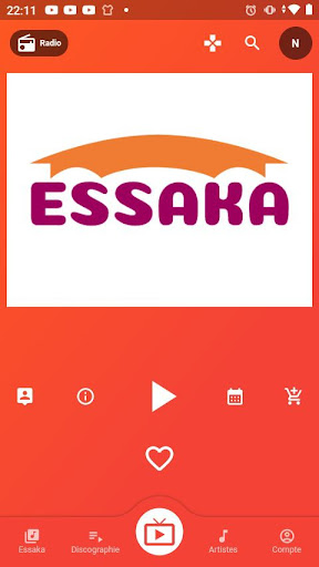 Android application Essaka Streaming screenshort