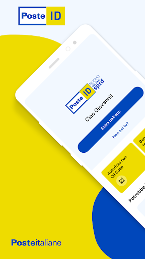Android application PosteID screenshort