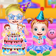 Twins Baby Birthday Cake Party