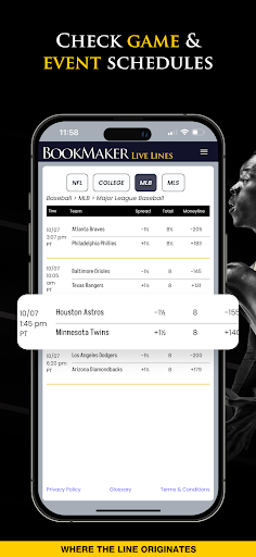 Bookmaker - Live Betting Odds Screen 3