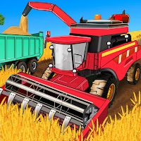 収穫 土地 農場 - トラクター ゲーム