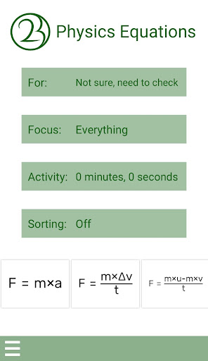 Android application 23 Equations screenshort